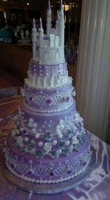 5 Story quienceñera cake!