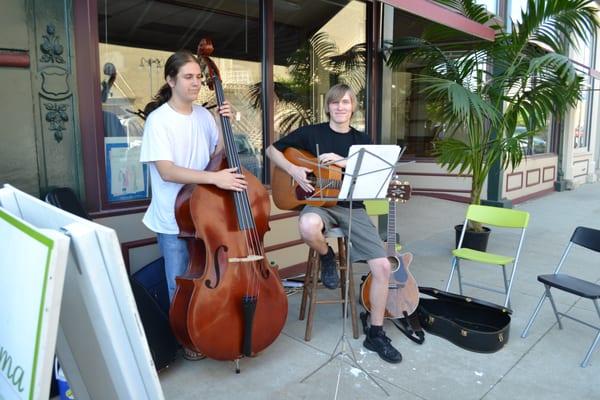 music at grand opening