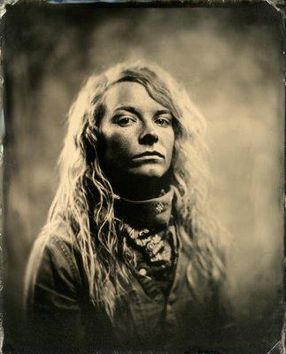 Tintype portrait created in Tim's Salida Colorado studio