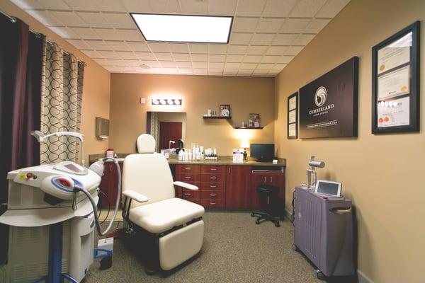 Cumberland Laser Center Treatment Room