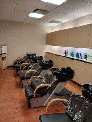 Salon sink area