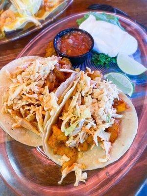 Shrimp Tacos.