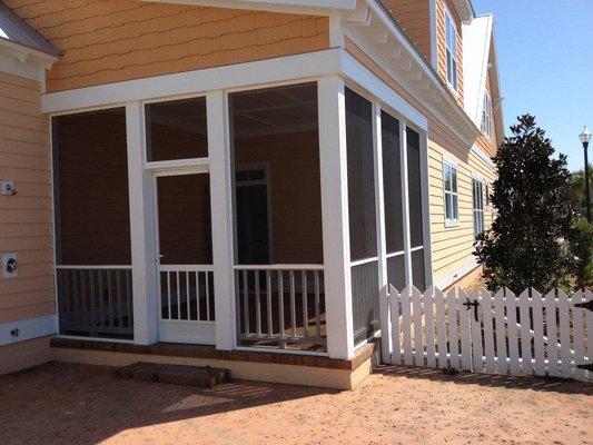 Screen Porch installed by Screenmobile of Wilmington NC