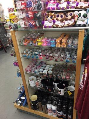 Souvenirs!!! Shot glasses, ash trays, coffee cups and mugs!