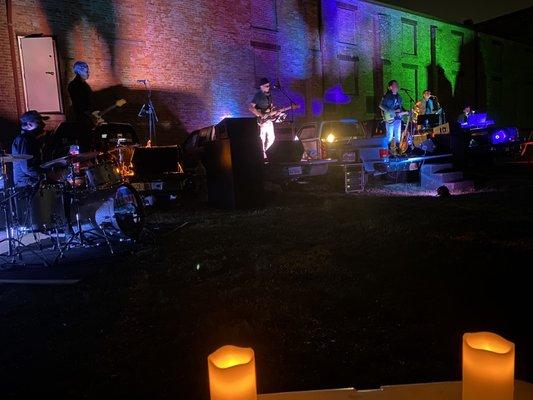 Michael McDermott - playing this amazing outdoor drive in concert at ReUse Depot. Amazing event put on by Fitzgerald's