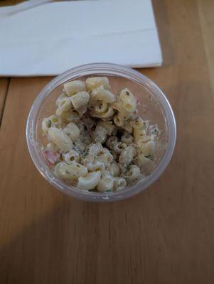 Supposed to be pasta salad, but thinking it's macaroni. Technically a pasta, but not like the picture