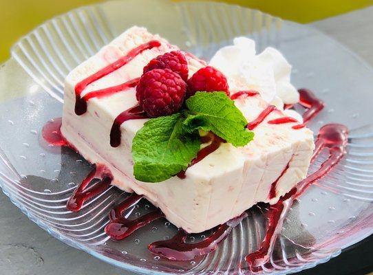 Homemade desserts - like Raspberry freddo