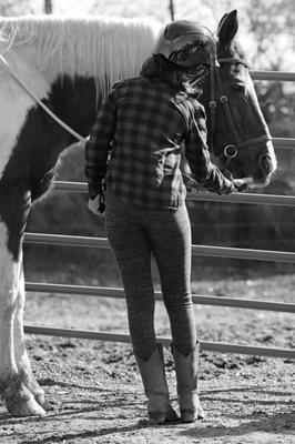 Riding lessons with Jenna