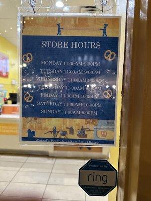 Store hours