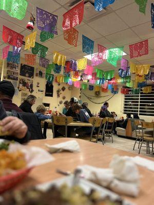 Small restaurant but packed of customers. Everyone was friendly. Great food. Dine-in or Dine-out.