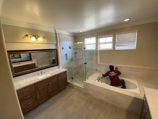 Bathroom remodeling