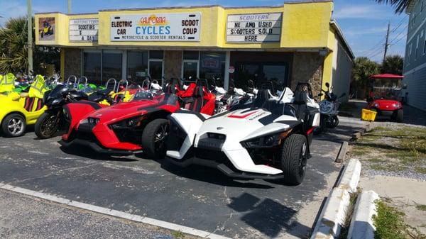 We are the only rental company with slingshot's