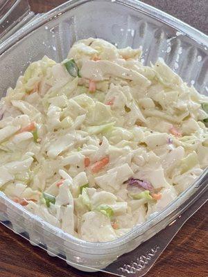 Fresh coleslaw, absolutely dynamite!