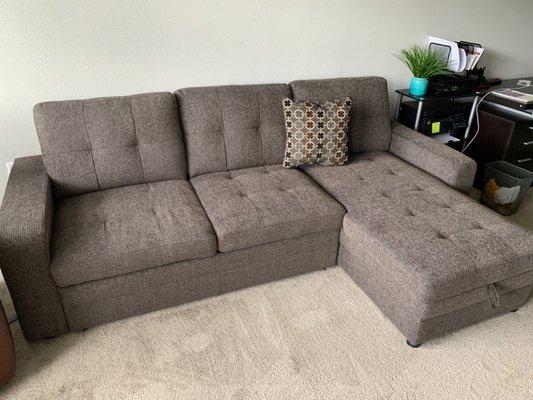 Sectional couch, sleeper couch