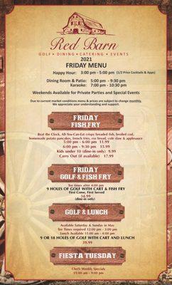 Friday Menu Page 1