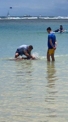 Getting Baptized at Huikala!