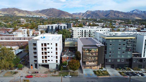 A Downtown Salt Lake City Multi-Family project with feature-rich amenity spaces, also designed by DOT-Arc