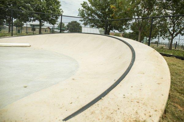 Chandler Park is home to Mansfield's first skateboard area.