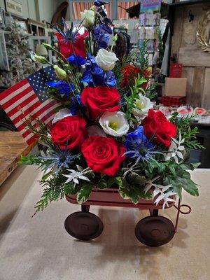 Prairie Home Floral creation for my loved one to mark Remembrance Day Nov. 11 2020 and his 102nd birthday!