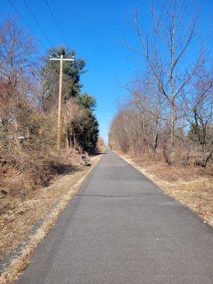 Trail adjacent to park