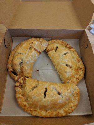 Cornish pasties.