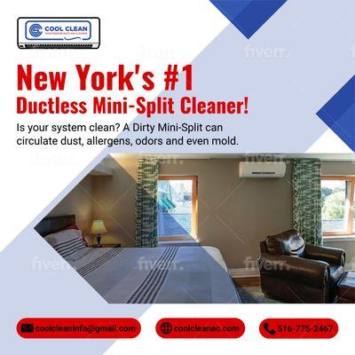 New York's #1 Ductless Mini-Split Cleaner.