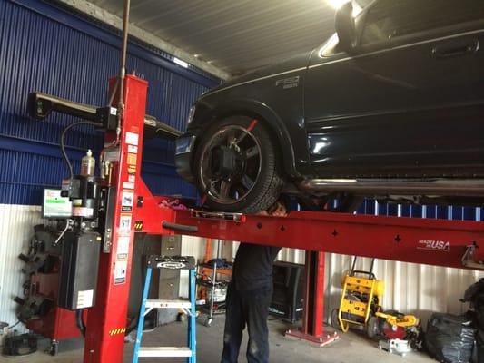 The best wheel alignment cost $40.00