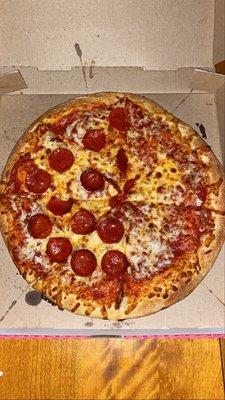 Large Pizza Half Cheese and Half Pepperoni