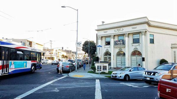 Another view of the building. It is located in the corner of Mission and Wilson. Across from Walgreens.