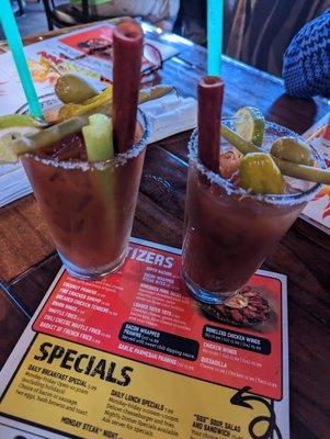 Bloody Mary's.