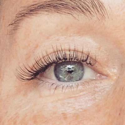 Classic natural eyelash extensions!