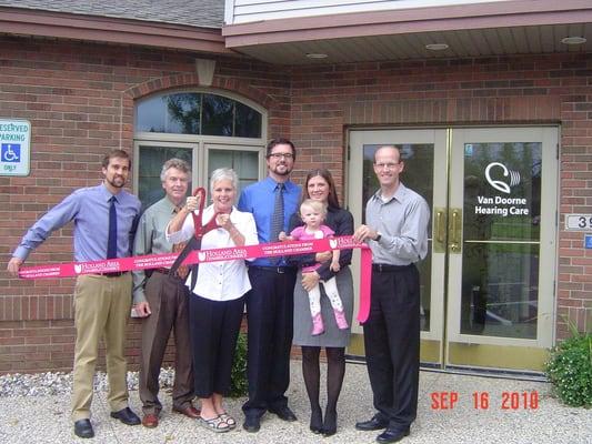 Holland Chamber of Commerce Ribbon Cutting August 2010