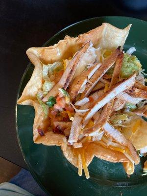 Chicken taco salad