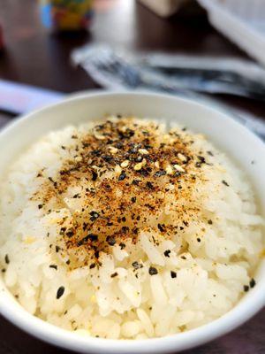 Rice that came with the poke