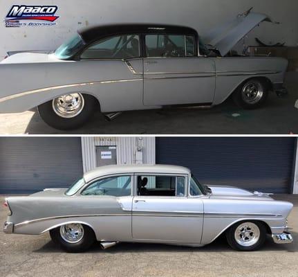 Before & After - 1956 Bel Air