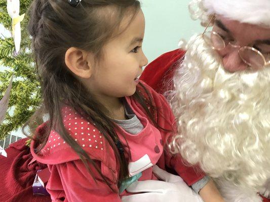 Everyone has the chance to meet Santa during Winter Holidays!