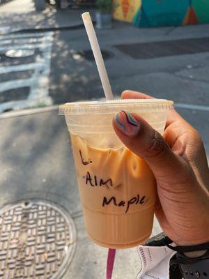 Iced Maple Latte