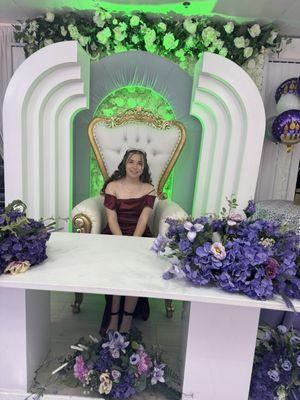 My princess in here throne thanks to KWD