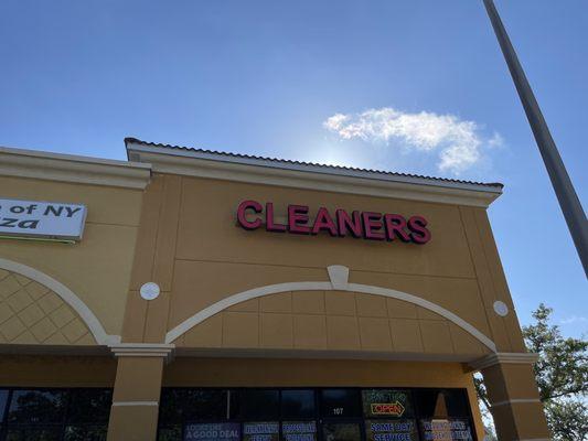 Front of cleaners