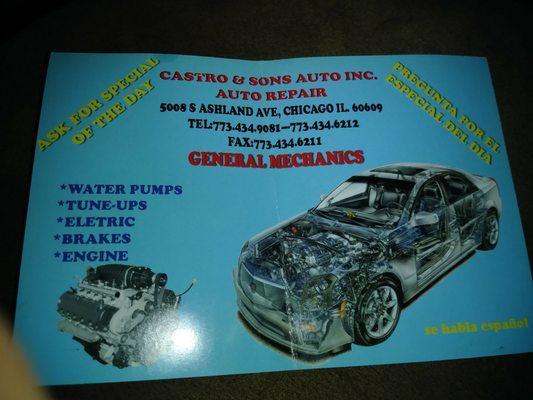 Castro & Sons Auto Repair