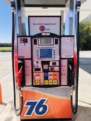 New gas pumps