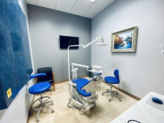 Newly upgraded dental chairs