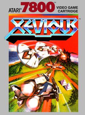 Atari 7800 game Xevious (1986).