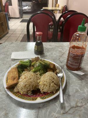 Tofu dinner special