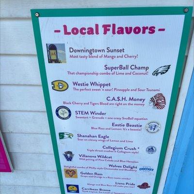 Local flavors