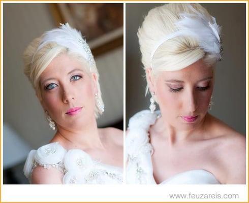 My fabulous wedding day makeup!