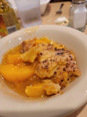 Peach cobbler.