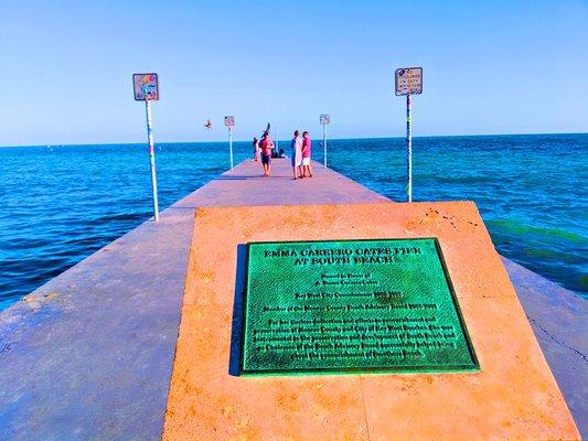 Emma Carrero Cates Pier -- the pier