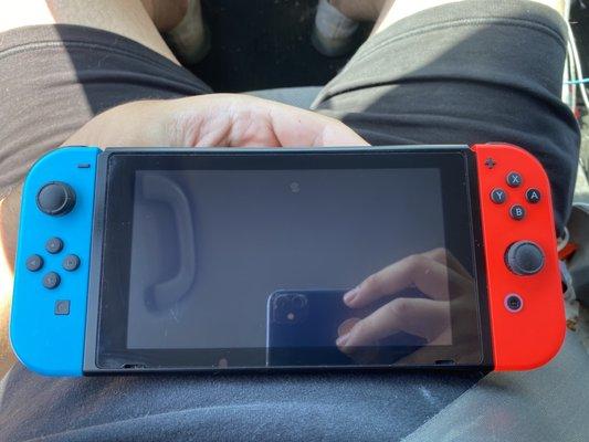 Like new switch with a screen protector