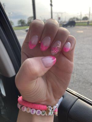 My nails that I got done at lakeside nails